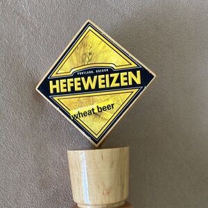 Vintage wooden beer tap handle